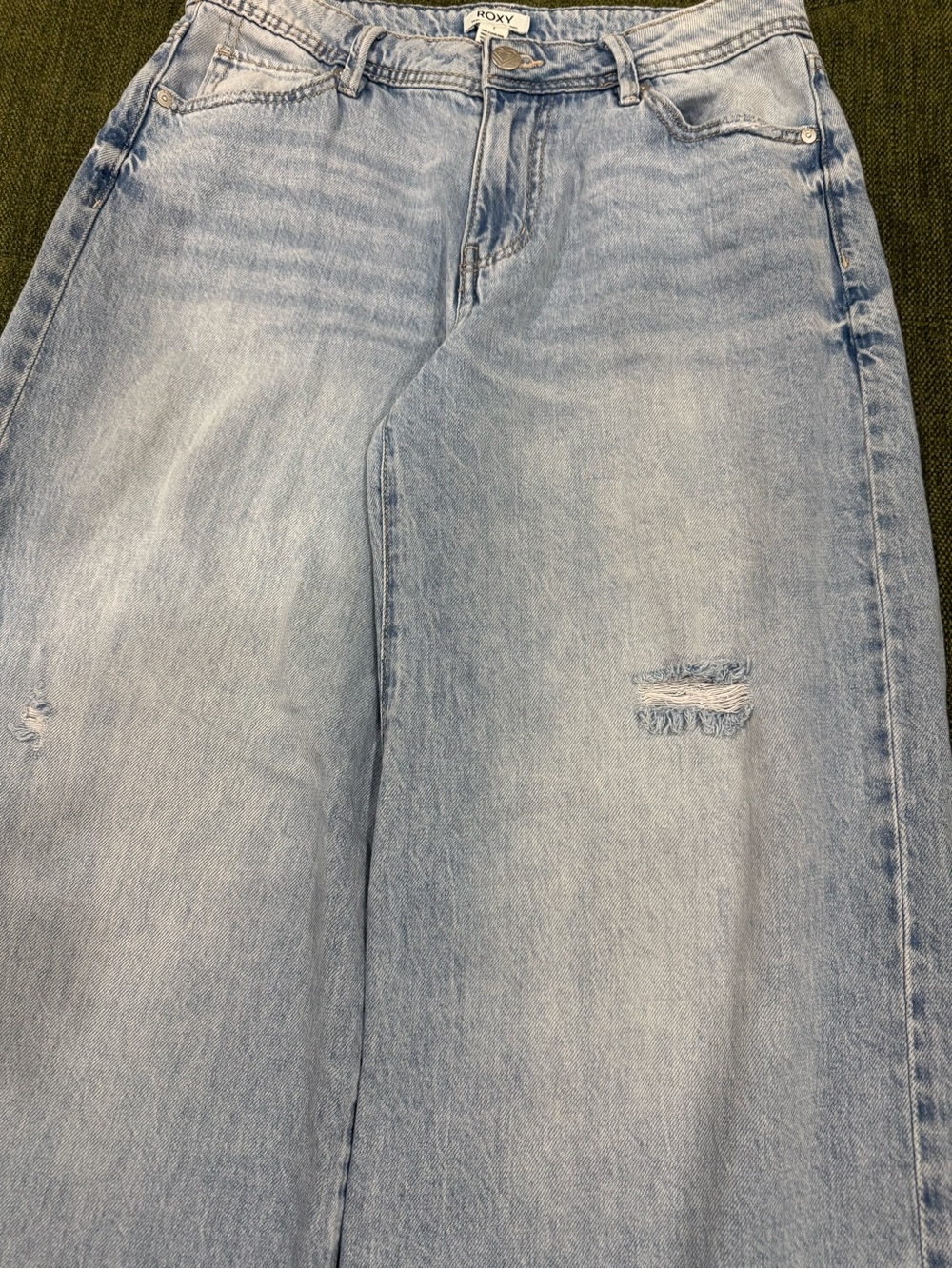 Roxy Wide Leg Women’s Jeans Size 7 Small - Picture 4 of 10